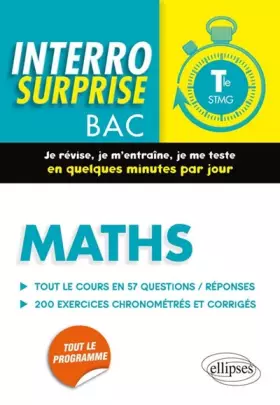 Couverture du produit · Maths Tle STMG