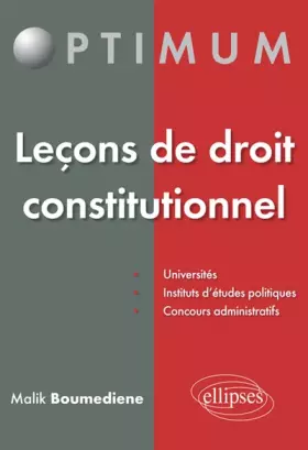 Couverture du produit · Leçons de Droit Constitutionnel