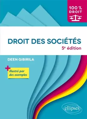 Couverture du produit · Droit des Sociétés