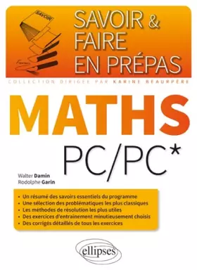 Couverture du produit · Savoir & Faire en Prépas Maths PC/PC*