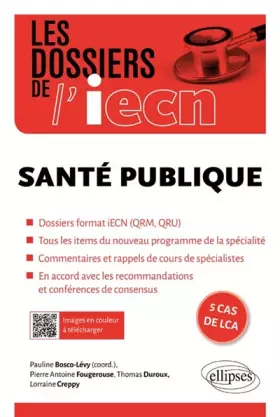 Couverture du produit · Les Dossiers de l'iECN Santé Publique