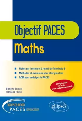 Couverture du produit · 100% PACES Maths Terminale S Objectif PACES