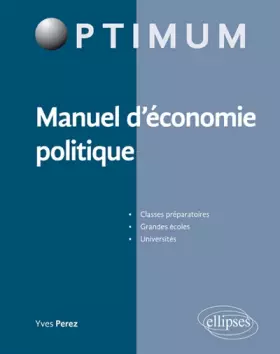 Couverture du produit · Manuel d'Économie Politique
