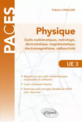 Couverture du produit · Physique Outils Mathématiques Métrologie UE3 PACES