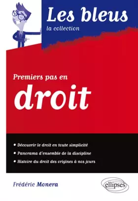 Couverture du produit · Premiers Pas en Droit
