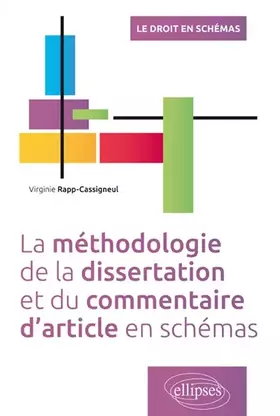 Couverture du produit · La méthodologie de la dissertation et du commentaire d'article en schémas