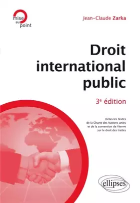 Couverture du produit · Droit Internatioanal Public
