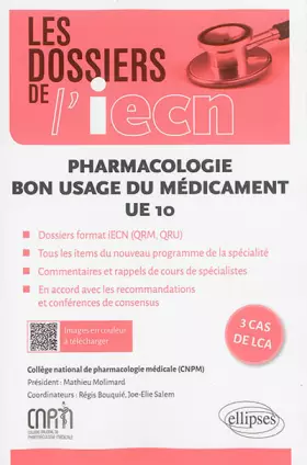 Couverture du produit · Pharmacologie Bon Usage du Médicament UE10