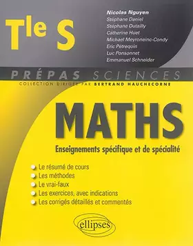 Couverture du produit · Mathématiques Tle S: Enseignements spécifique et de spécialité