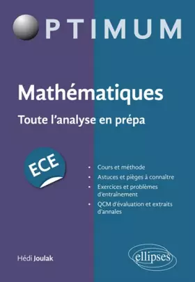 Couverture du produit · Mathématiques: Toute l'analyse en prépa ECE
