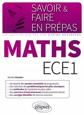 Couverture du produit · Maths ECE1