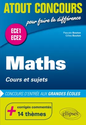 Couverture du produit · Mathématiques, cours et sujets, Classes préparatoires ECE1 et ECE2