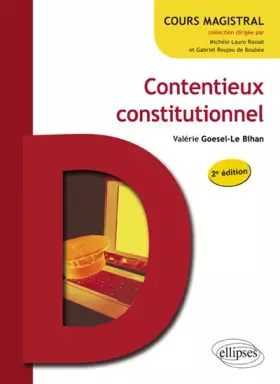Couverture du produit · Contentieux Constitutionnel