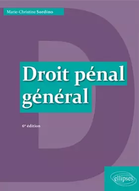 Couverture du produit · Droit Pénal Général