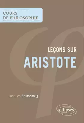 Couverture du produit · Aristote