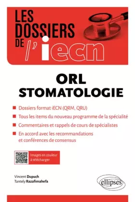Couverture du produit · ORL Stomatologie