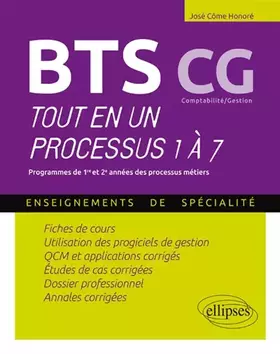 Couverture du produit · BTS CG: Tout en un processus 1 à 7