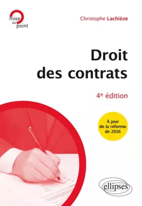 Couverture du produit · Droit des Contrats