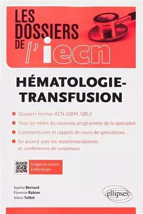 Couverture du produit · Hématologie-Transfusion