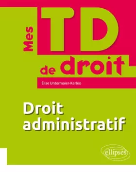 Couverture du produit · Droit Administratif