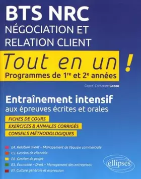 Couverture du produit · BTS NRC Négociation et Relation Client