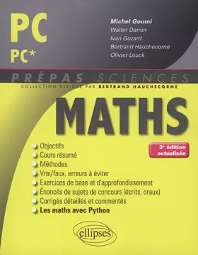Couverture du produit · Mathématiques PC/PC* - 3e édition actualisée