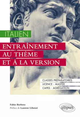 Couverture du produit · Italien. Entraînement au thème et à la version