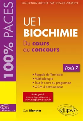 Couverture du produit · UE1 - Biochimie (Paris 7)