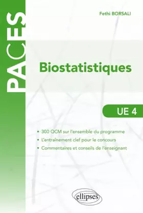 Couverture du produit · UE4 - Biostatistiques