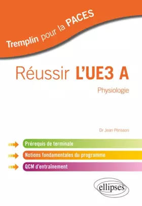 Couverture du produit · Physiologie - UE3 A