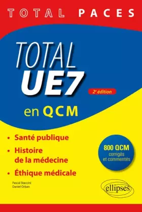 Couverture du produit · Total UE7 (en QCM) - 2e édition