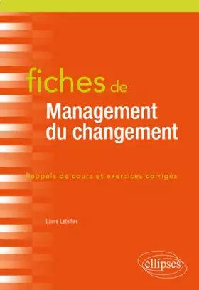 Couverture du produit · Fiches de Management du changement