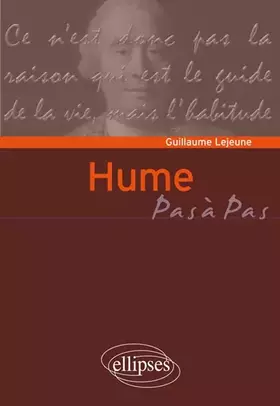 Couverture du produit · Hume