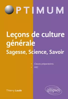 Couverture du produit · Leçons de culture générale: Sagesse, Science, Savoir