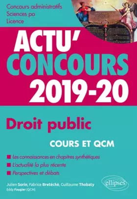 Couverture du produit · Droit public - concours 2019-2020