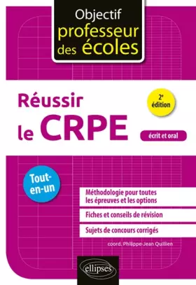 Couverture du produit · Réussir le CRPE - Tout en un - 2e édition