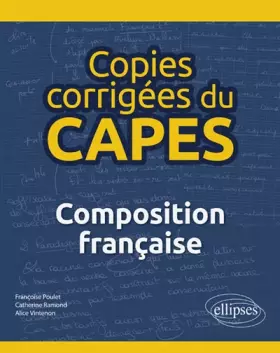 Couverture du produit · Copies corrigées du CAPES: Composition française