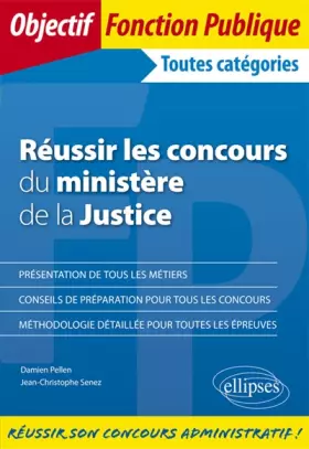 Couverture du produit · Réussir les concours du ministère de la justice