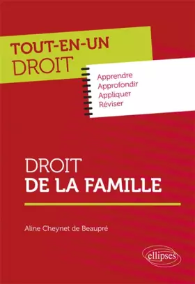 Couverture du produit · Droit de la famille