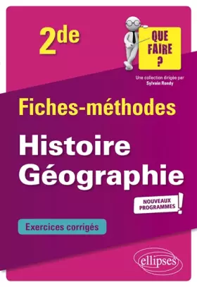 Couverture du produit · Histoire-Géographie - Seconde - Nouveaux programmes