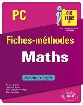 Couverture du produit · Mathématiques PC