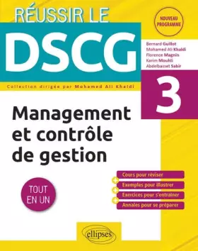 Couverture du produit · UE3 - Management et contrôle de gestion