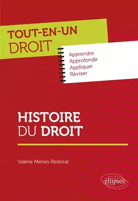 Couverture du produit · Histoire du droit