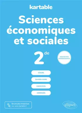 Couverture du produit · Sciences économiques et sociales - Seconde - Nouveaux programmes
