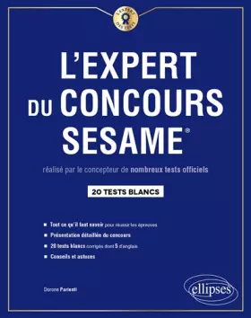 Couverture du produit · L'Expert du Concours SESAME - Édition 2020