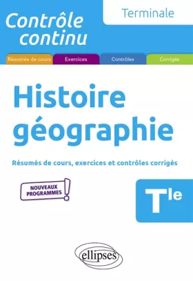 Couverture du produit · Histoire Géographie Tle