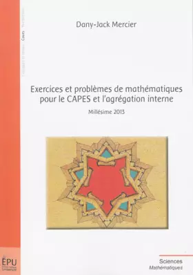 Couverture du produit · Exercices et problèmes de mathématiques pour le CAPES et l'agrégation interne
