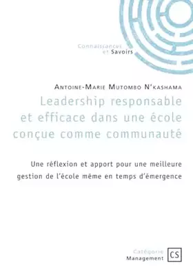 Couverture du produit · Leadership responsable et efficace dans une école conçue comme communauté
