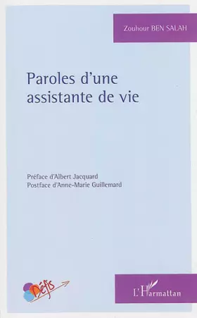 Couverture du produit · Paroles d'une assistante de vie