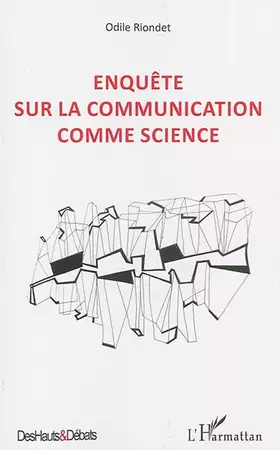 Couverture du produit · Enquête sur la communication comme science